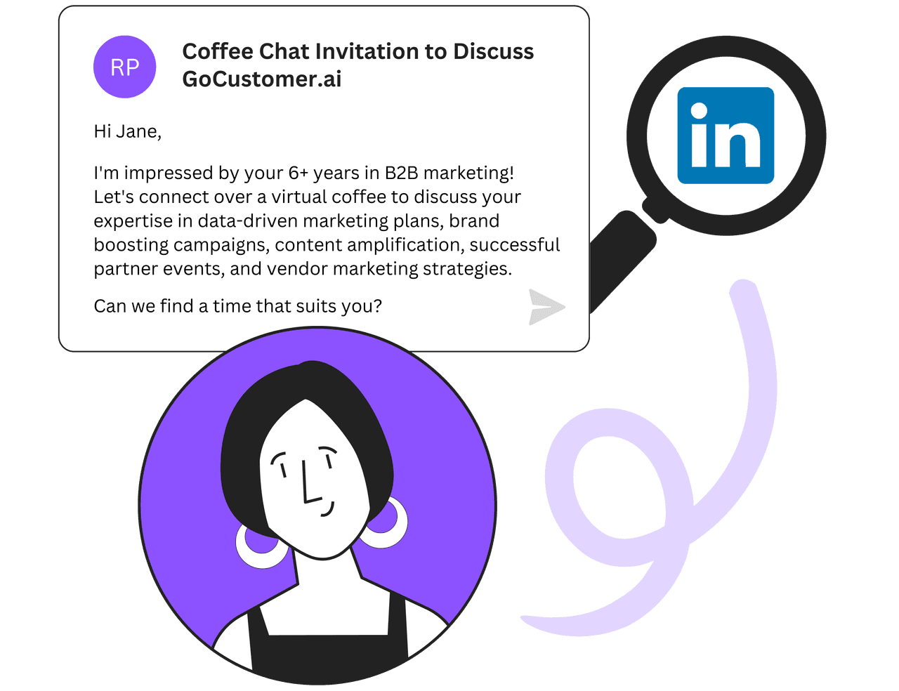 GoCustomer Platform Image A megaphone to showcase drip campaigns