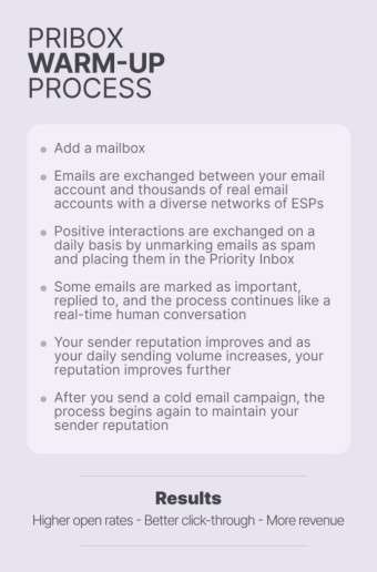 GoCustomer warm up process GoCustomer warm up process