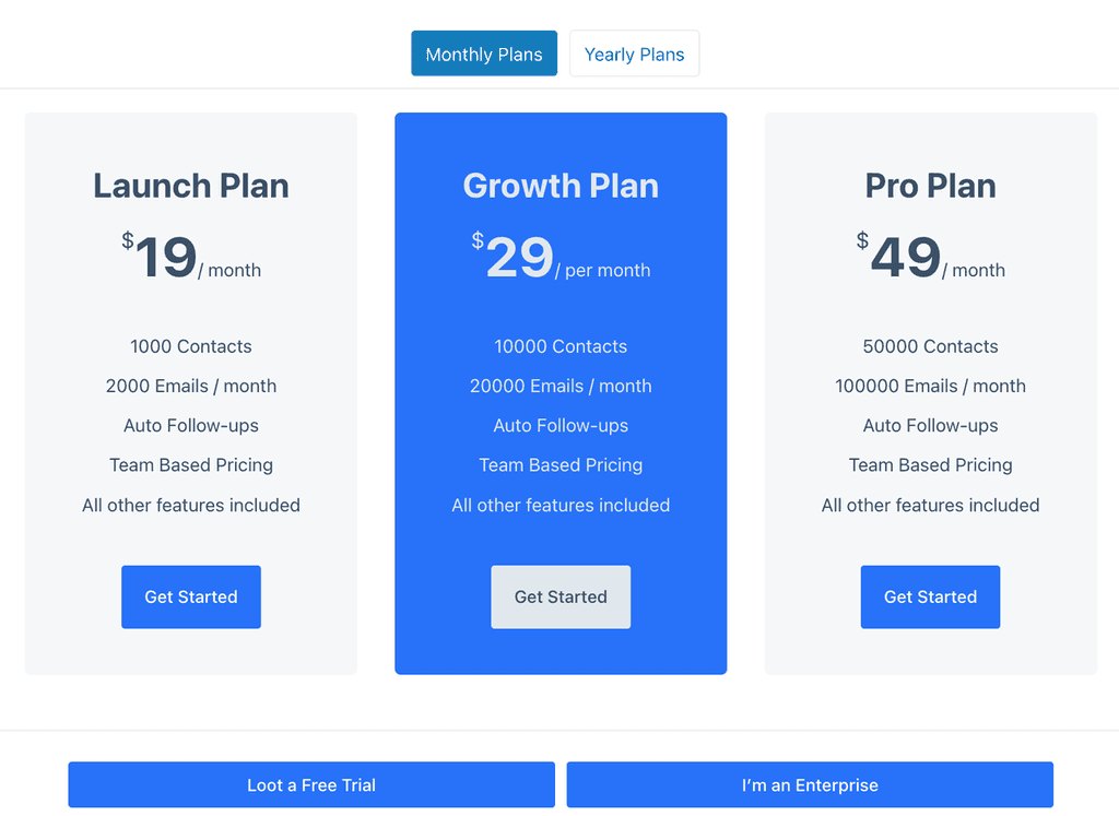 Autogrowth pricing cold email software autogrowth pricing
