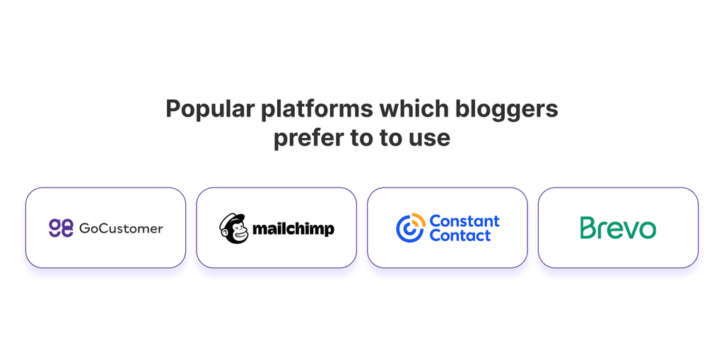 email marketing platforms email marketing platforms for bloggers