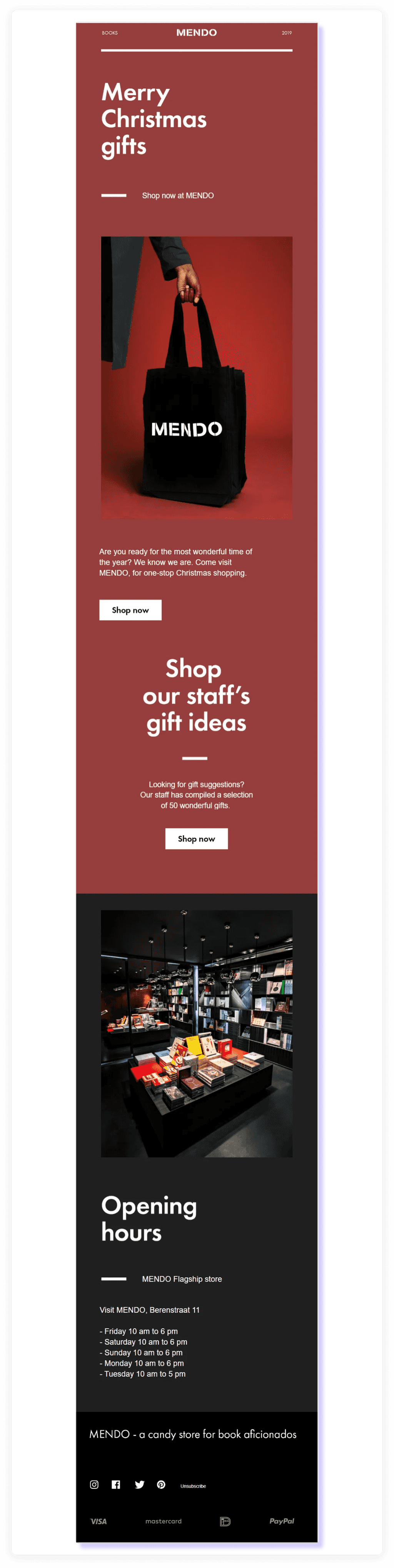 22 Christmas Email Template Example