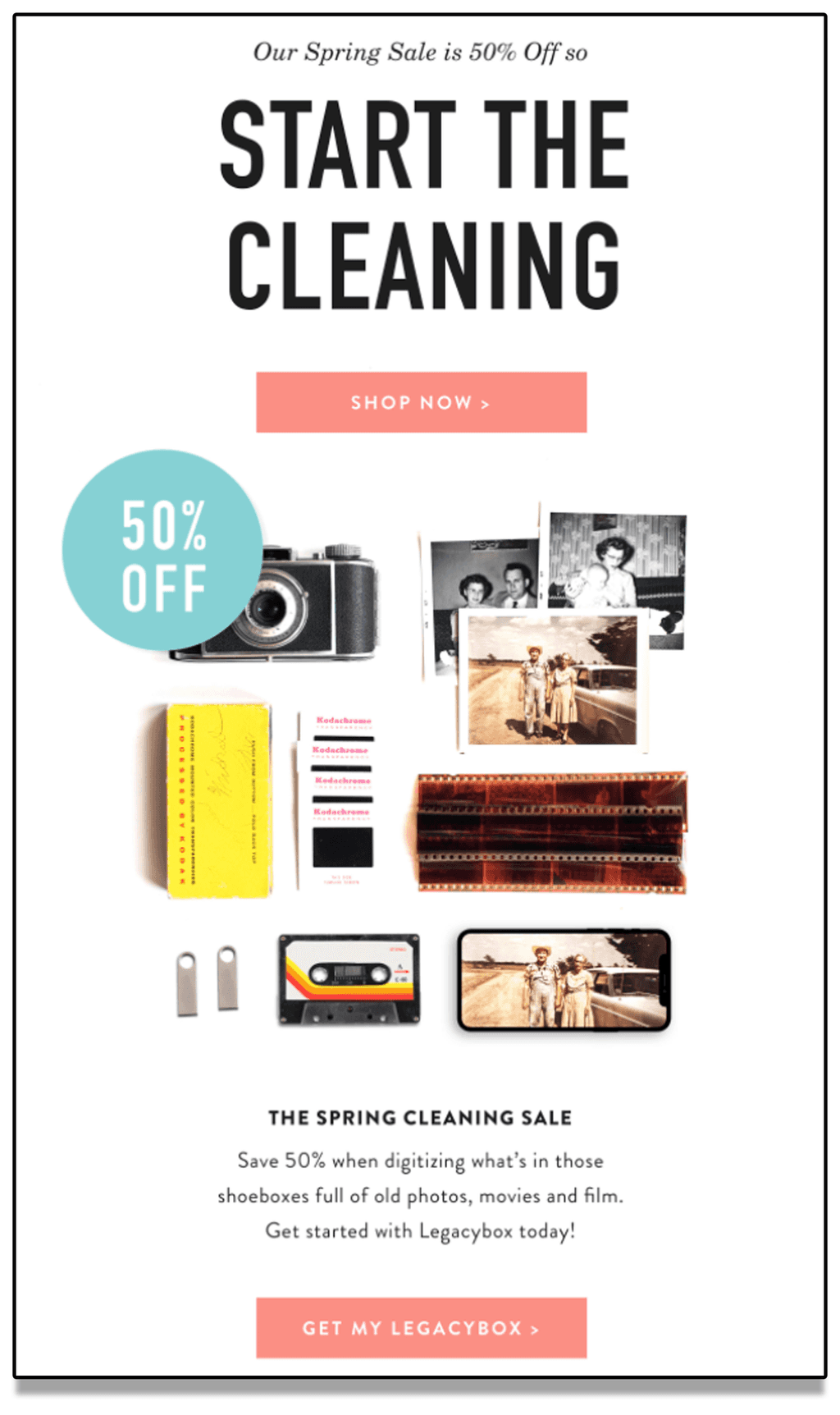 Spring season email example Spring season email example