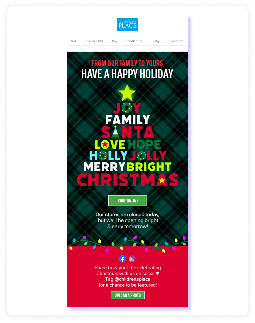 17 Christmas Email Template Example