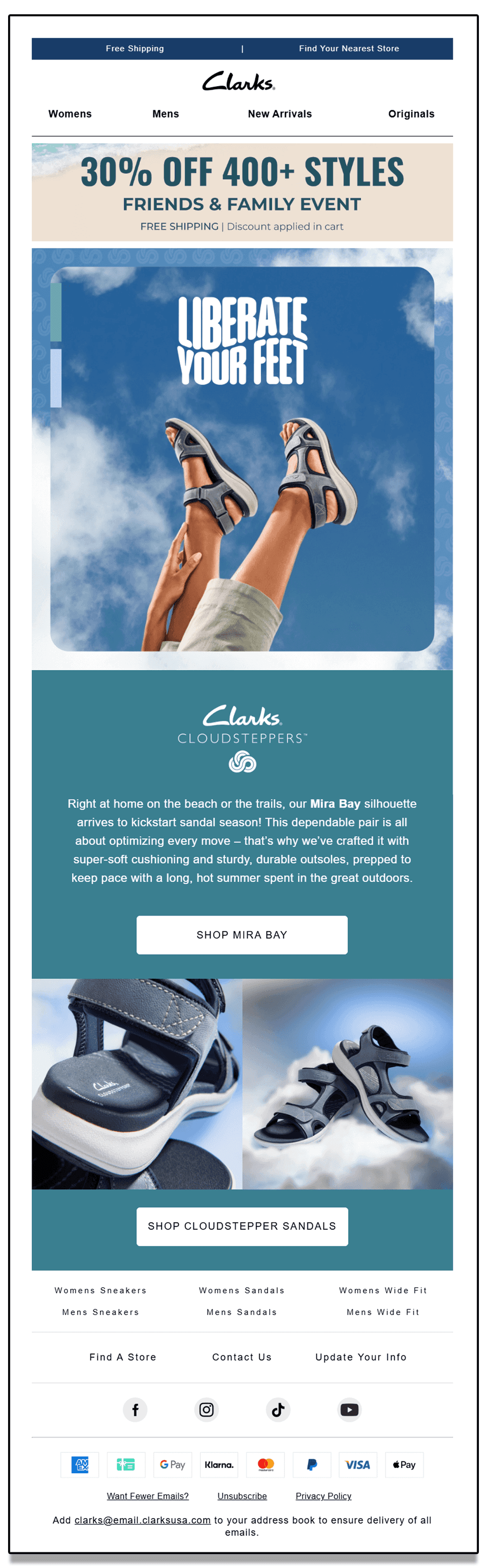 Spring season email example Spring season email example