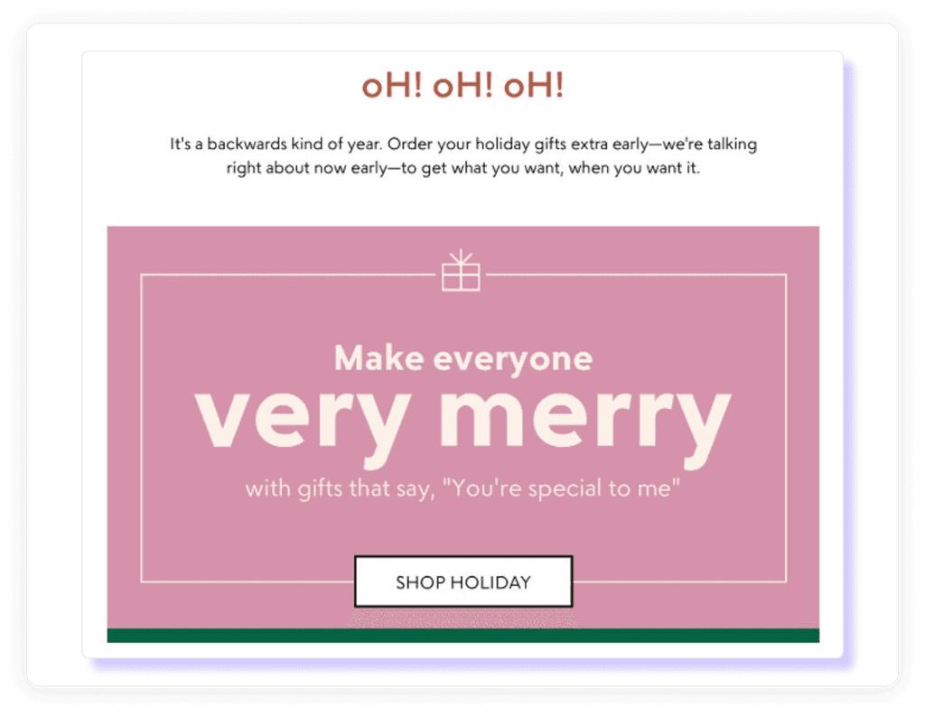 18 Christmas Email Template Example