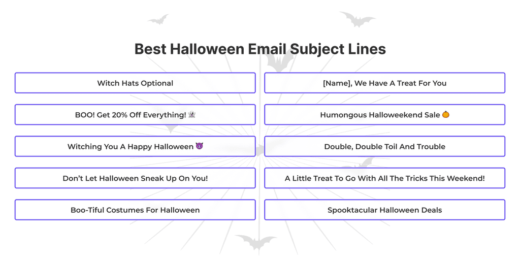 halloween subject lines halloween email subject lines