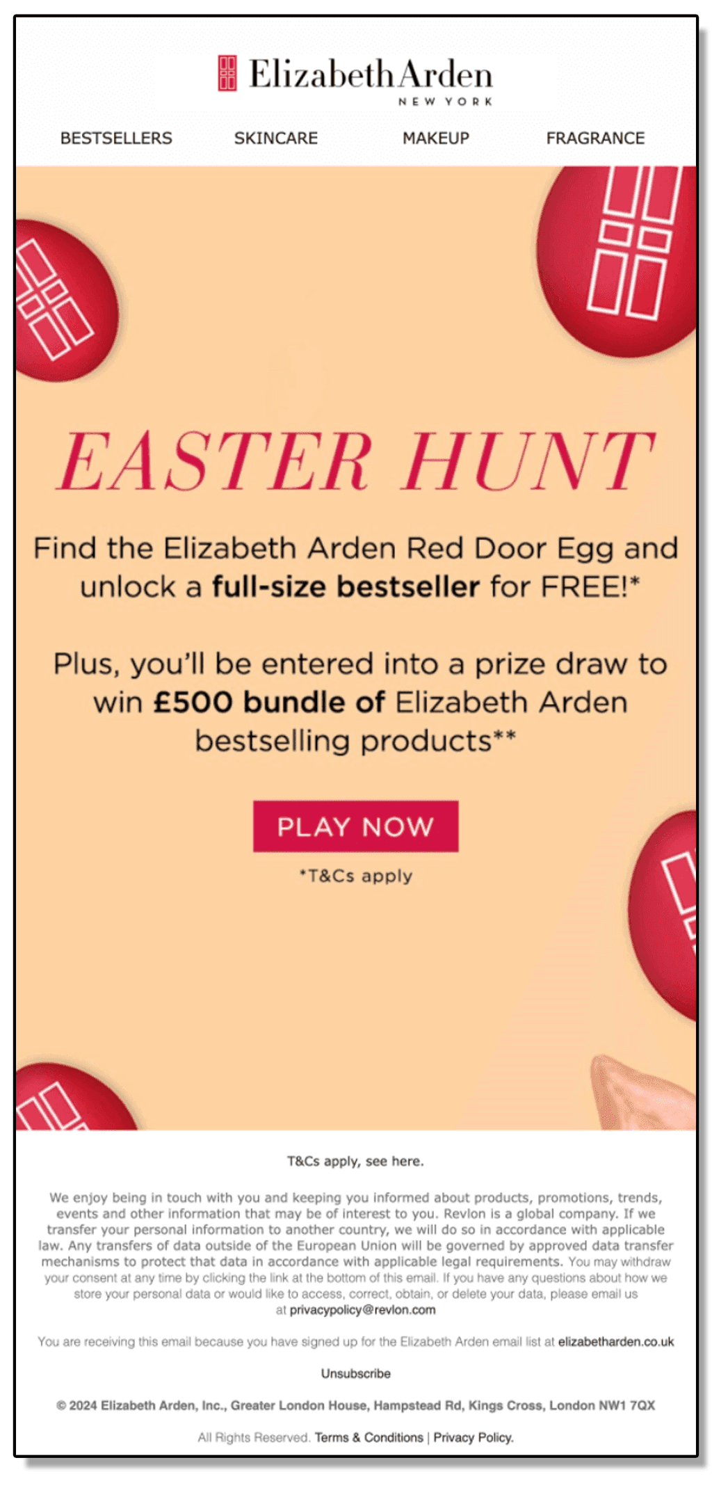 Easter Email Example Easter Email Example