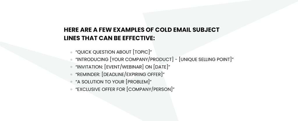 cold email subject line examples cold email subject line examples