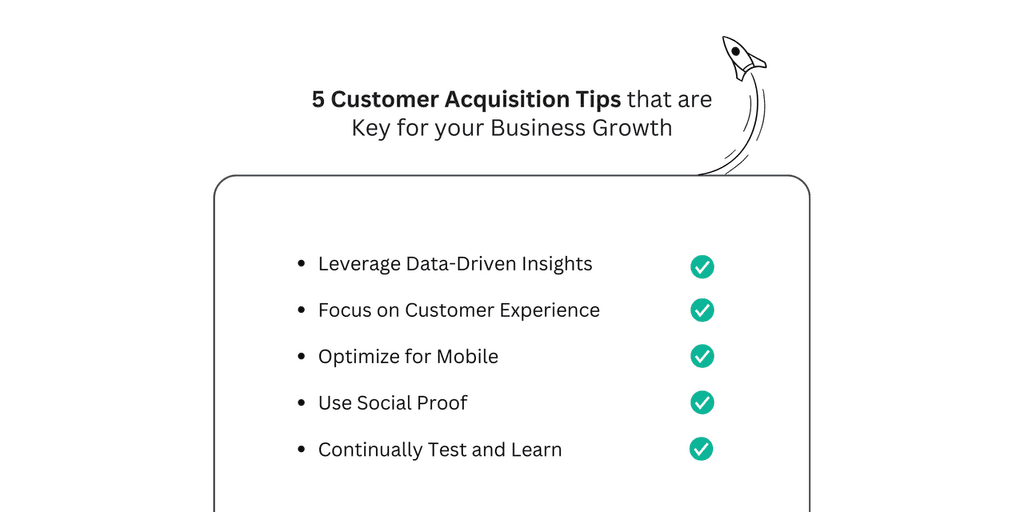 5 Customer Acquisition Tips Customer Acquisition Tips