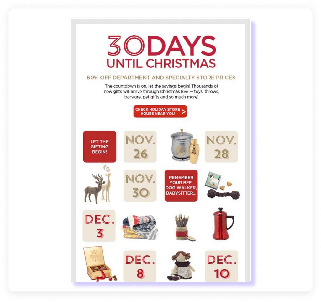 04 Christmas Email Template Example