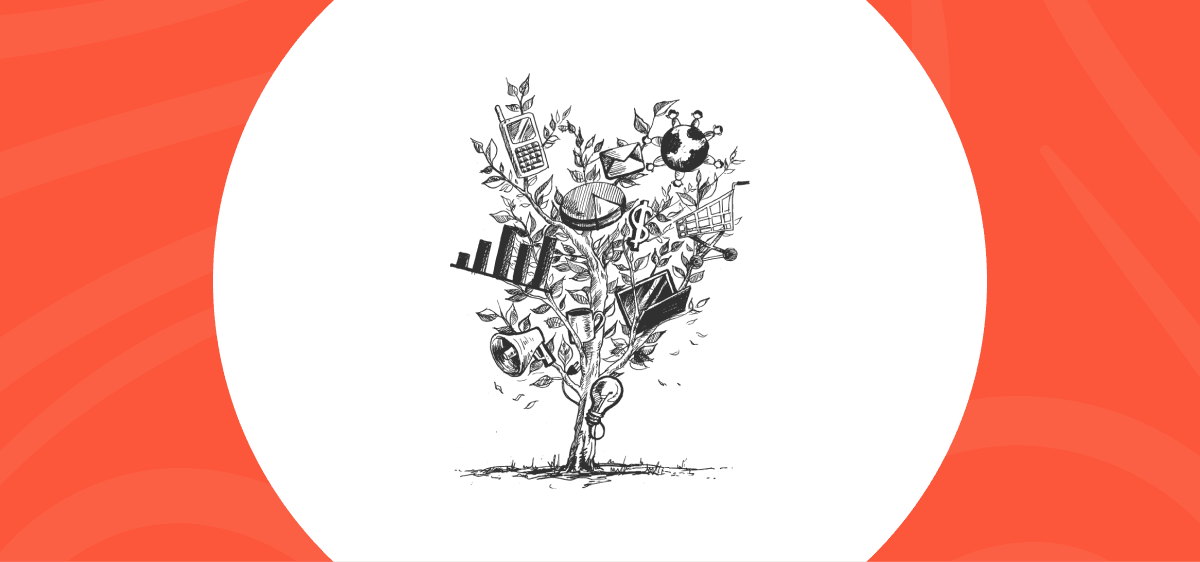 hand-drawn-flat-design-affiliate-marketing-illustration customer engagement