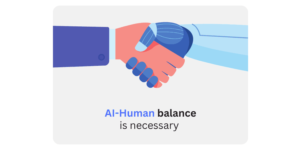 AI content optimization with a balance of AI and human-generated content AI content optimization with a balance of AI and human-generated content