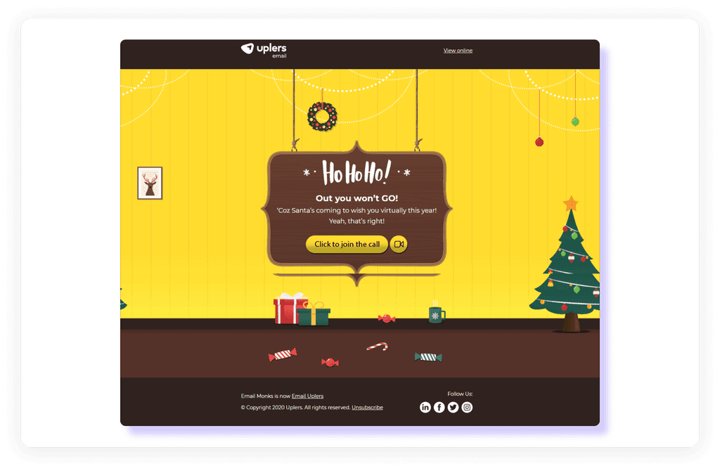 09 Christmas Email Template Example