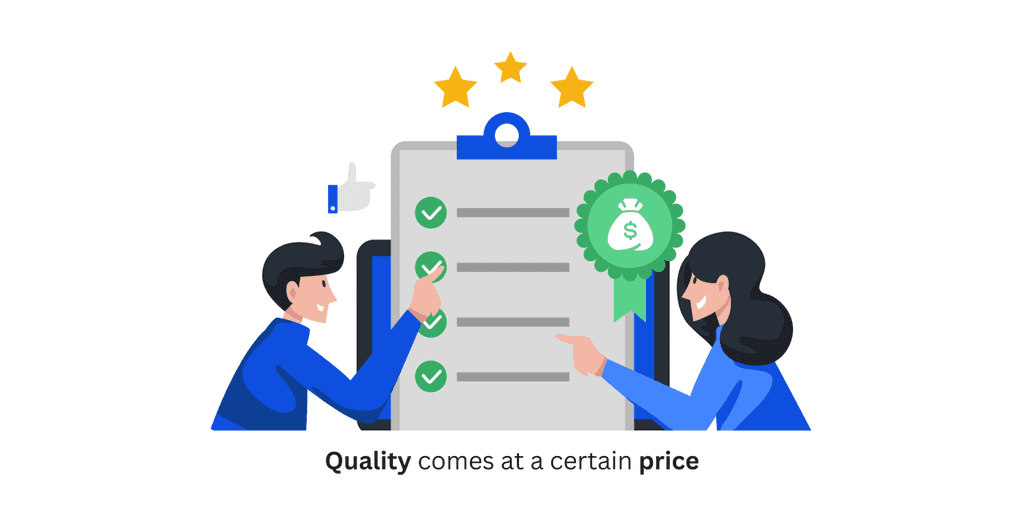 Quality Seamless AI Quality comes at a certain price