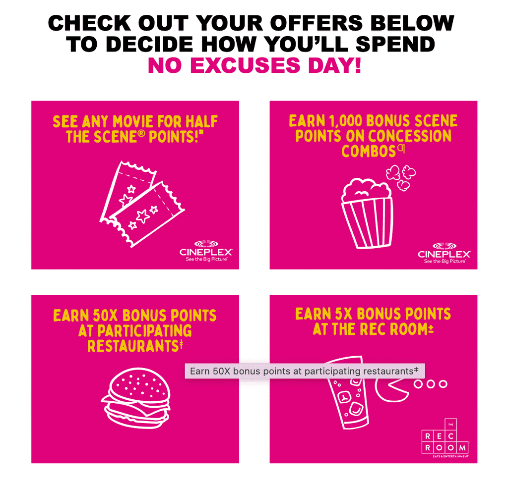 email examples Scene+ 2 email examples Scene+ 2