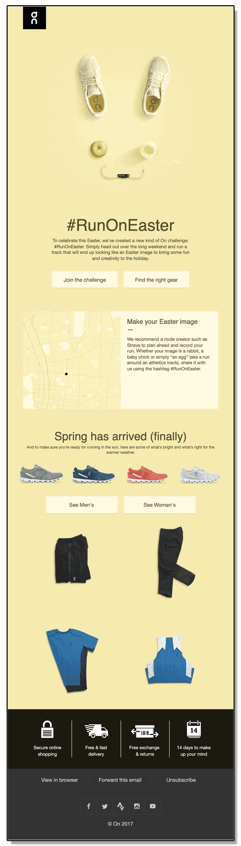 Easter Email Example Easter Email Example