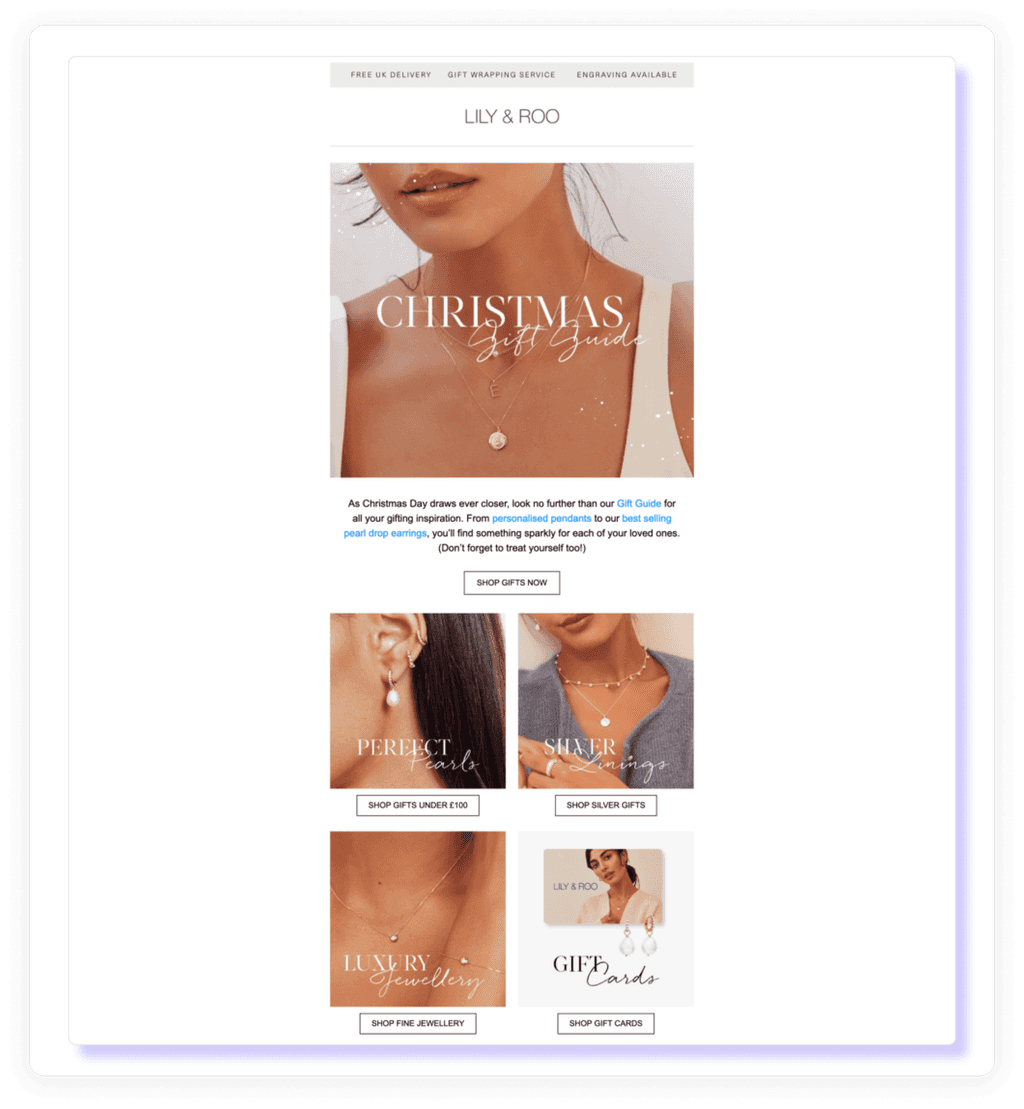 14 Christmas Email Template Example